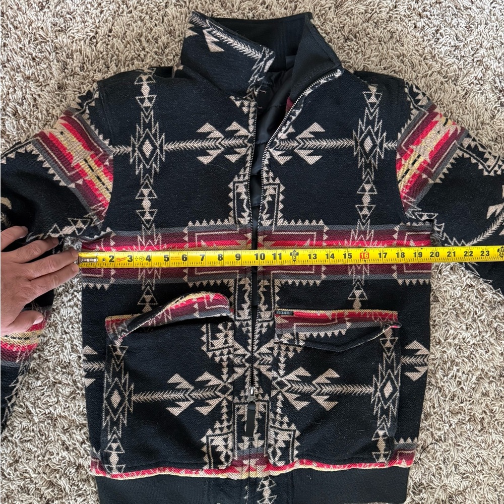 Rock n Roll Cowboy Black Aztec-Patterned Jacket - Picture 5 of 5